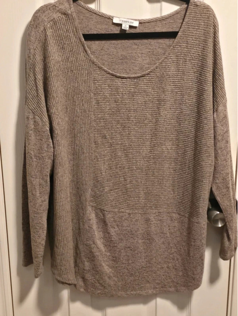 Woman's 3X super soft brown tunic